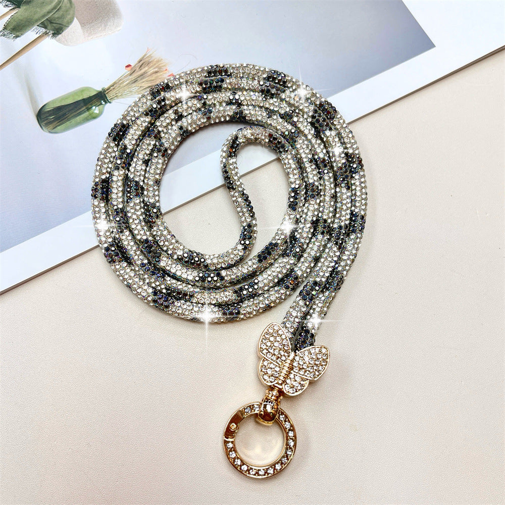 Rhinestone Encrusted Phone Lanyard Kalsten