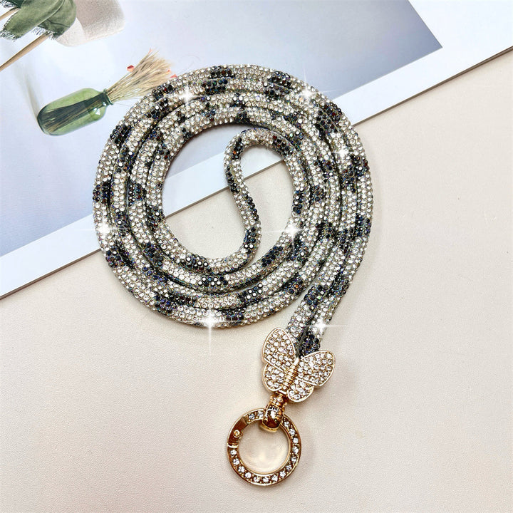 Rhinestone Encrusted Phone Lanyard Kalsten