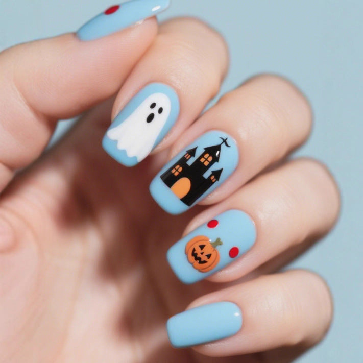 Halloween-Themed Press-On Nail Art Set Kalsten