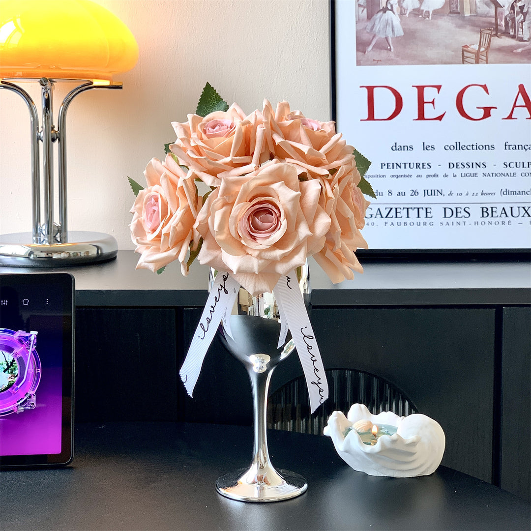 Elegant Silk Flower Bouquet