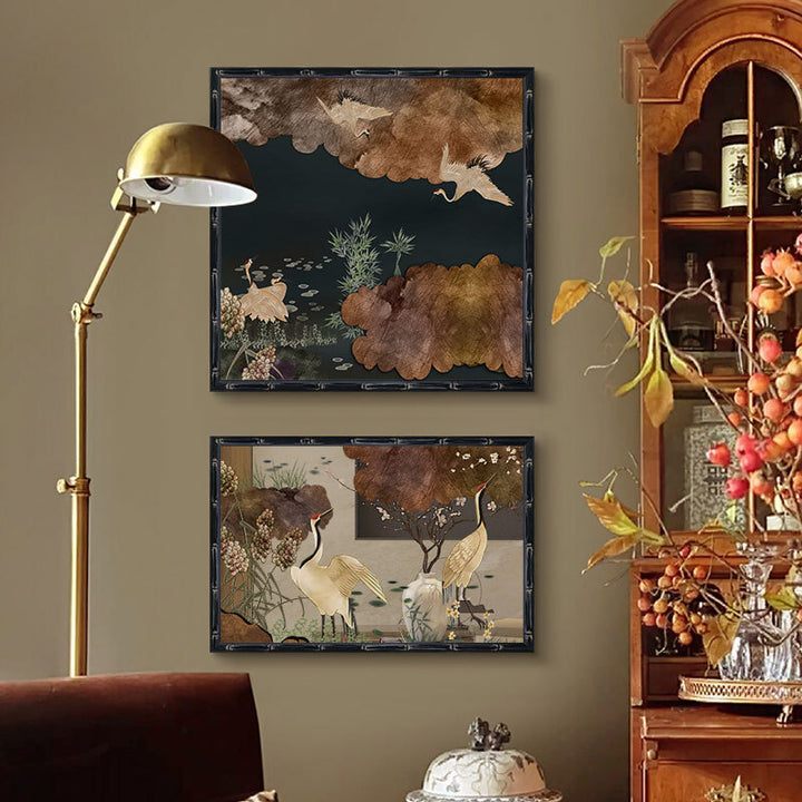 Artistic Crane Wall Art