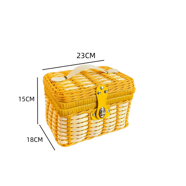 Vintage Picnic Storage Basket Kalsten