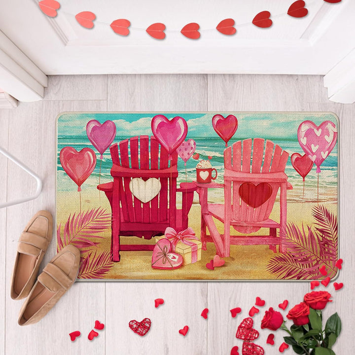 Romantic Floral Welcome Mat Kalsten