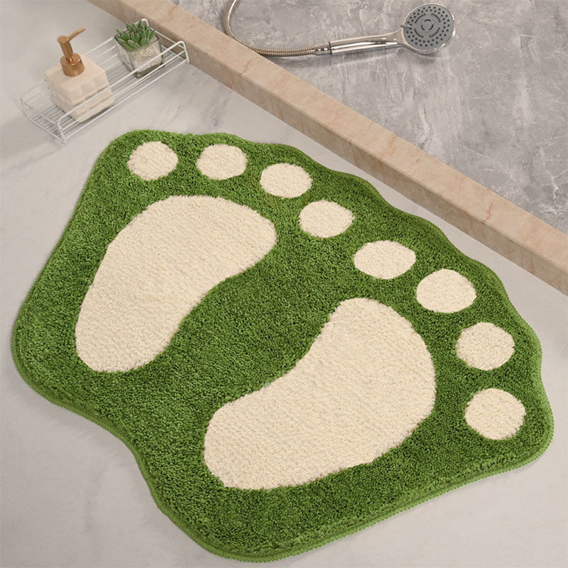 Fun Footprint Shaped Bath Mat Kalsten