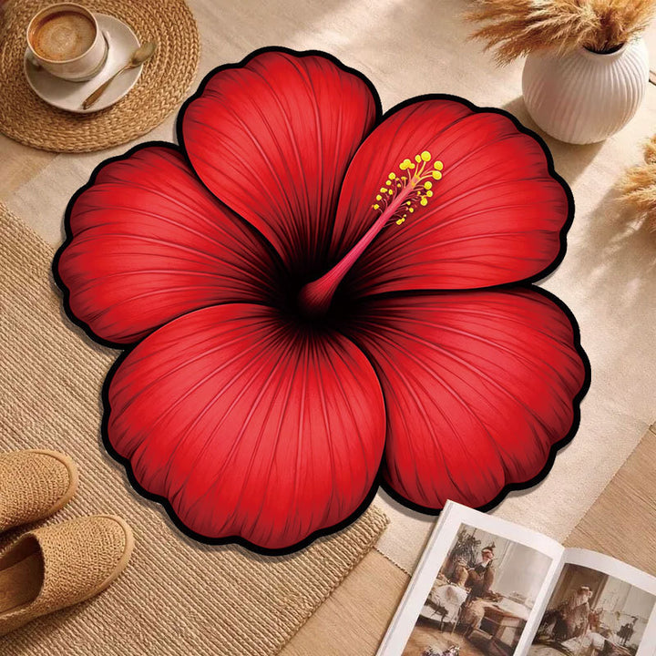 Decorative Floral Accent Rug