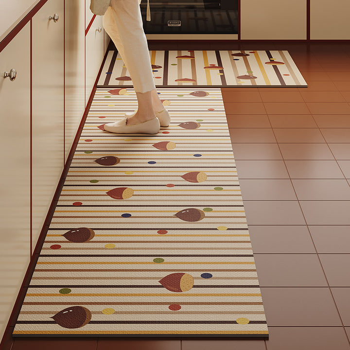 Playful Dog-Themed Anti-Fatigue Kitchen Mat