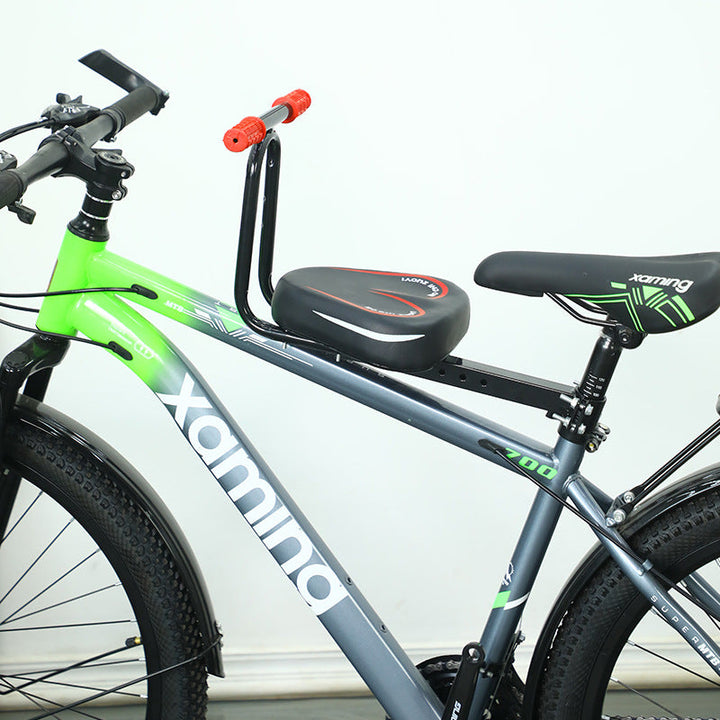 adjustable padded child bicycle passenger seat with safety armrest Kalsten