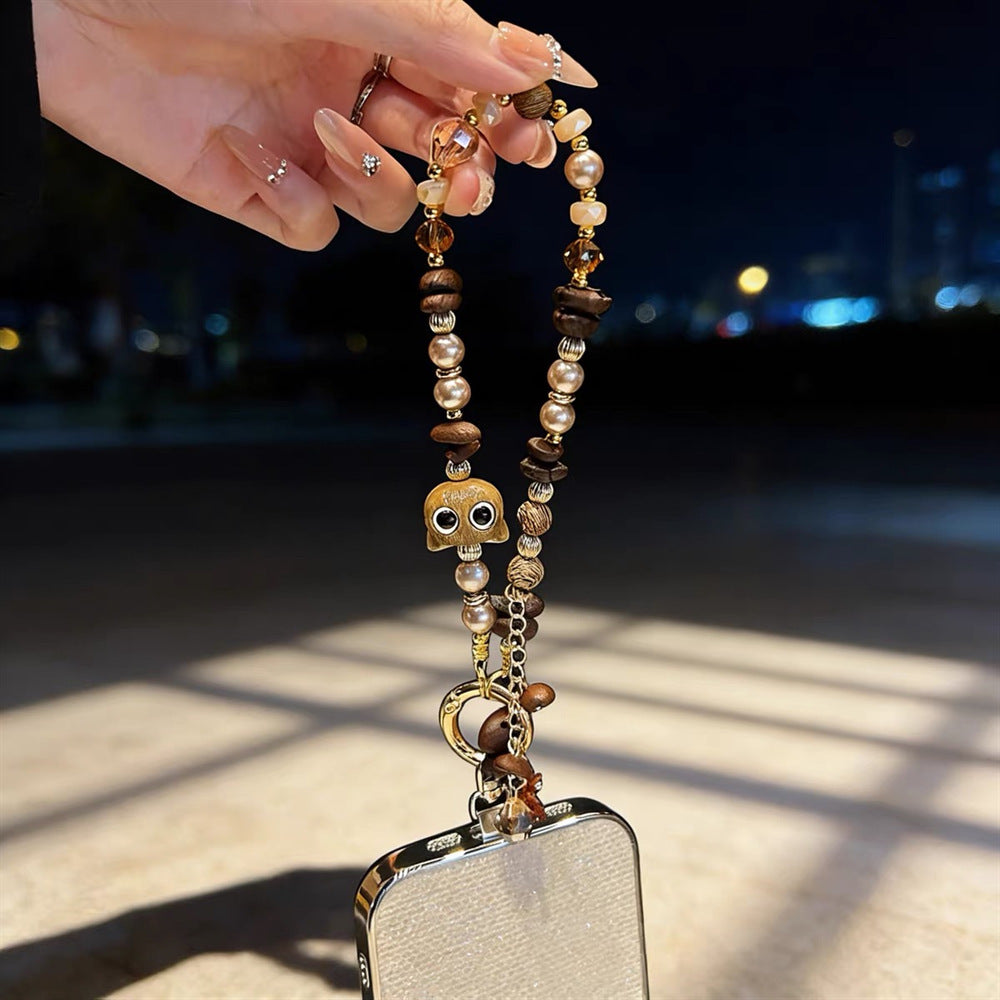 Artistic Beaded Phone Charm Holder Kalsten