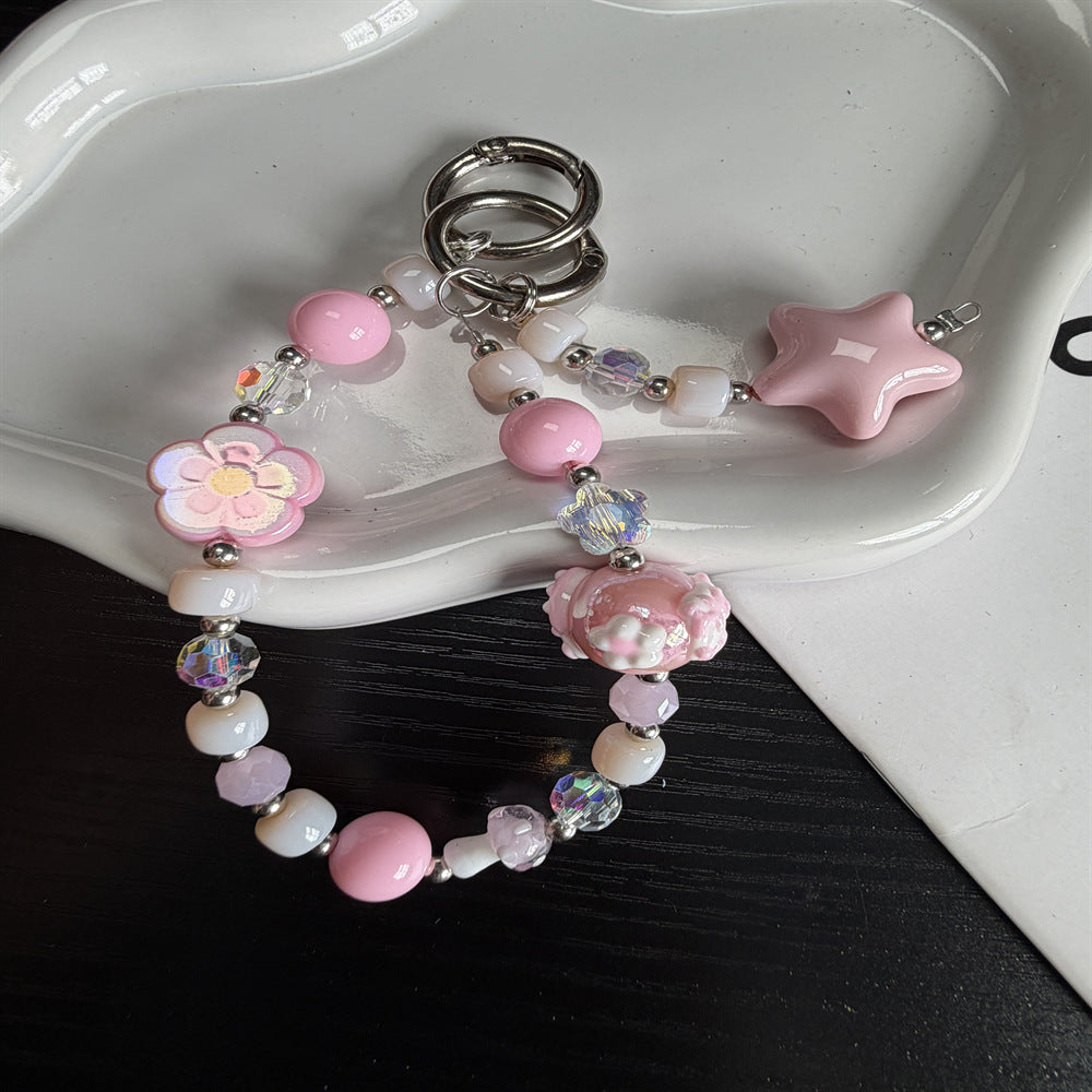 Decorative Beaded Charm Keychain Kalsten 1790134997