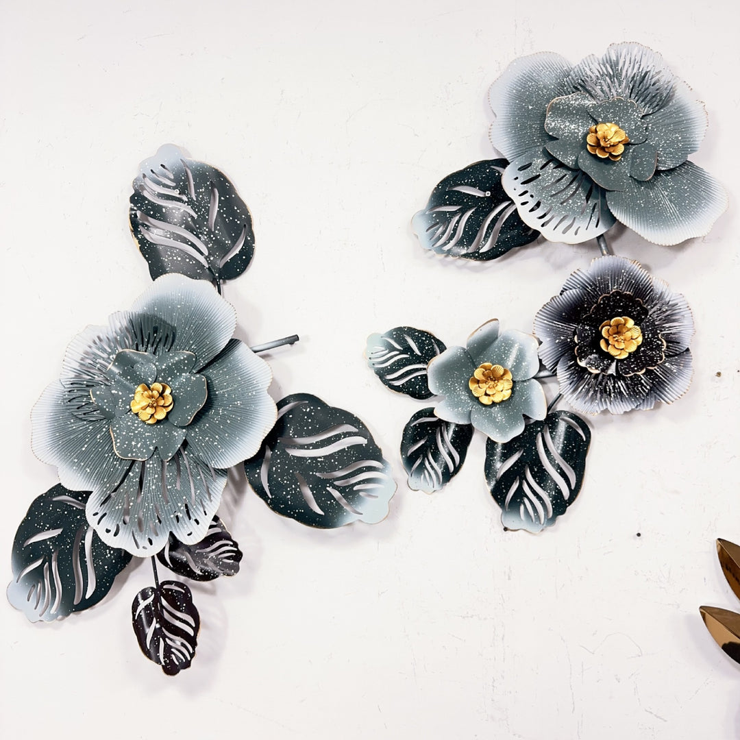 Floral Metal Wall Art Sculpture Kalsten 1789208529