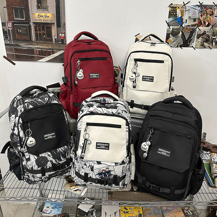 Artistic Graphic Print Backpack Kalsten