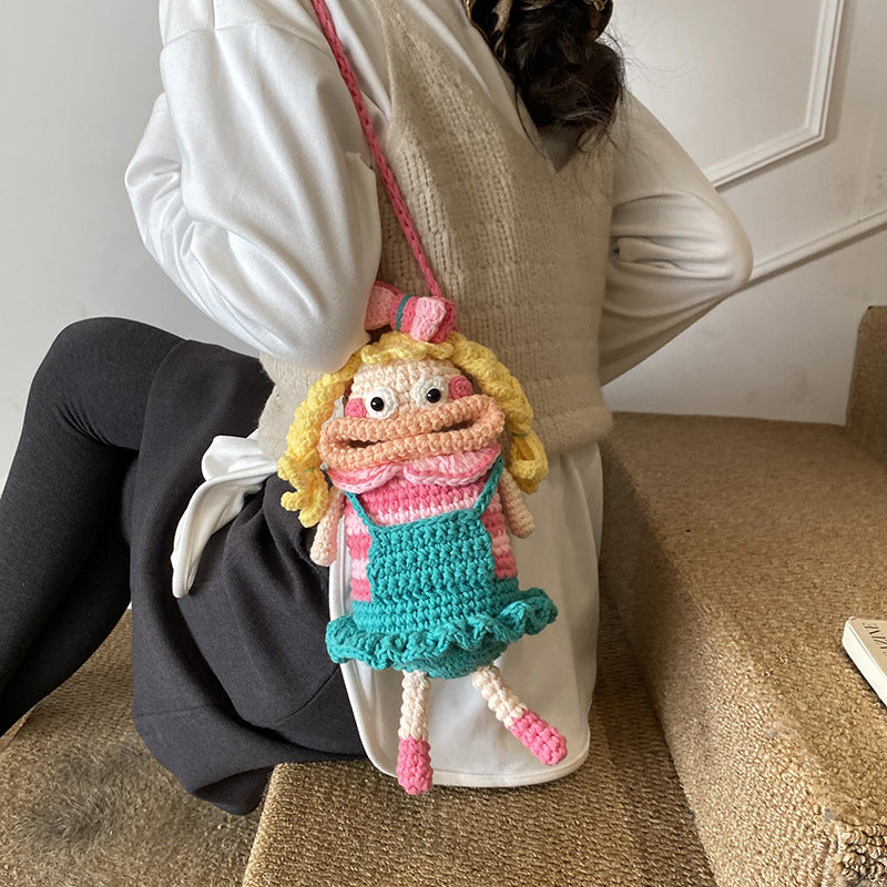 Crochet Character Mini Backpack