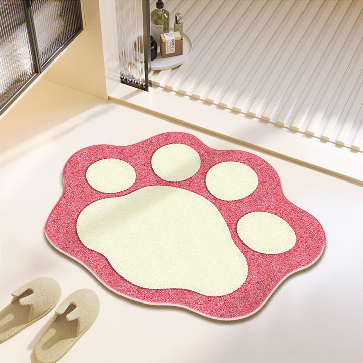 Fun Paw Print Bath Mat Kalsten