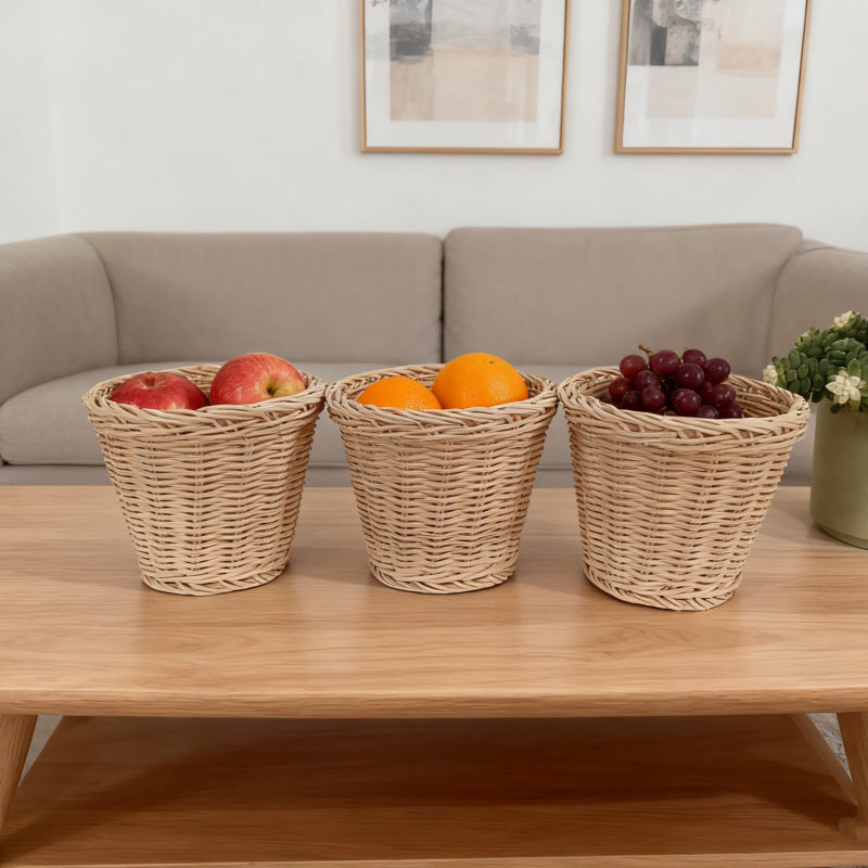 Decorative Natural Woven Fruit Storage Baskets Kalsten