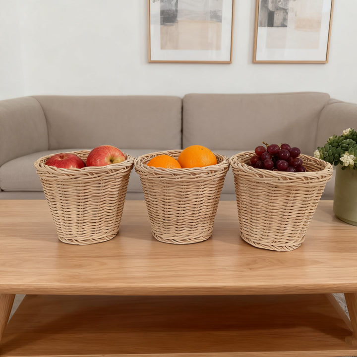 Decorative Natural Woven Fruit Storage Baskets Kalsten