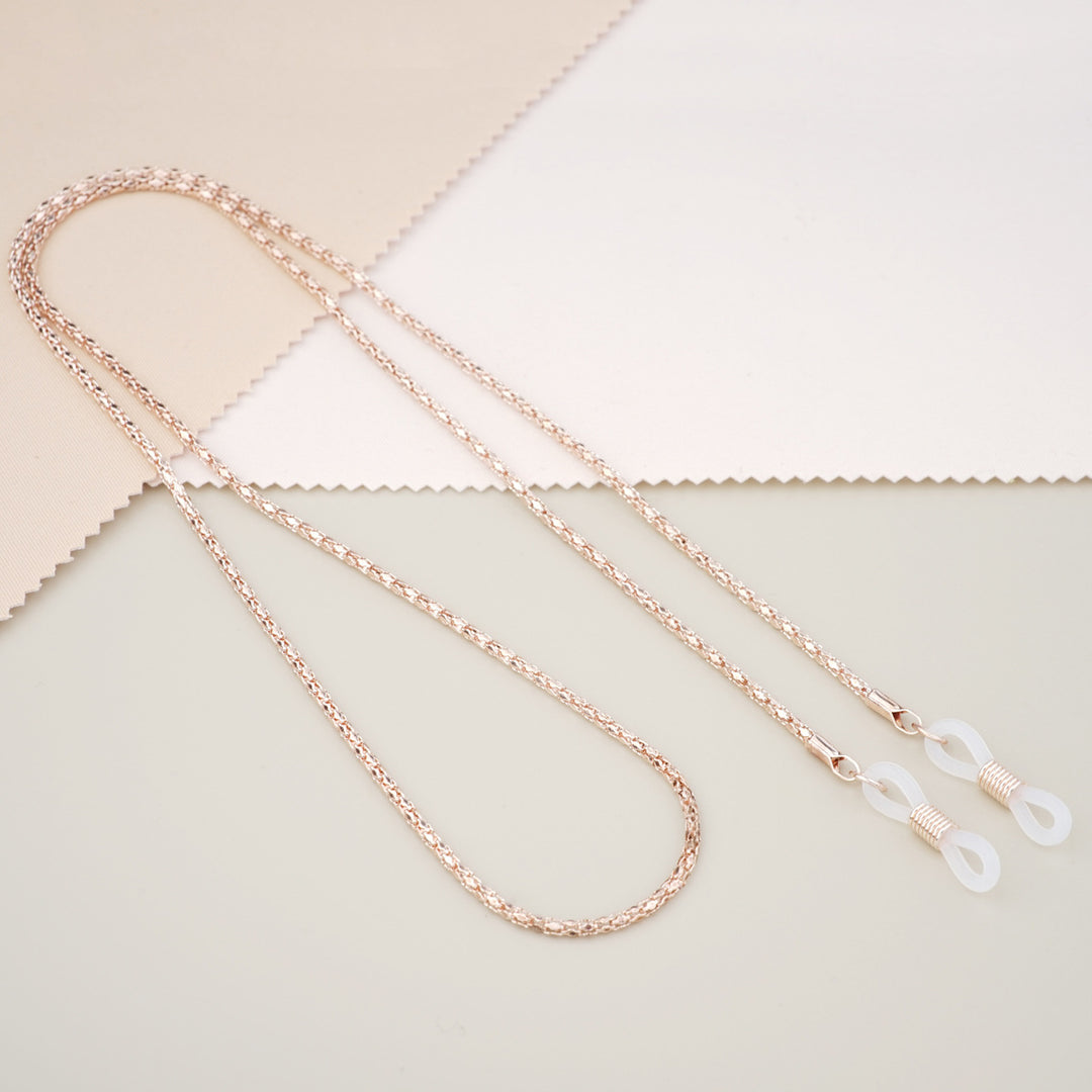 Gold-Plated Twisted Link Eyewear Chain Kalsten