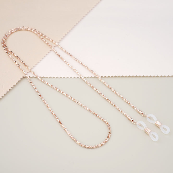 Gold-Plated Twisted Link Eyewear Chain Kalsten