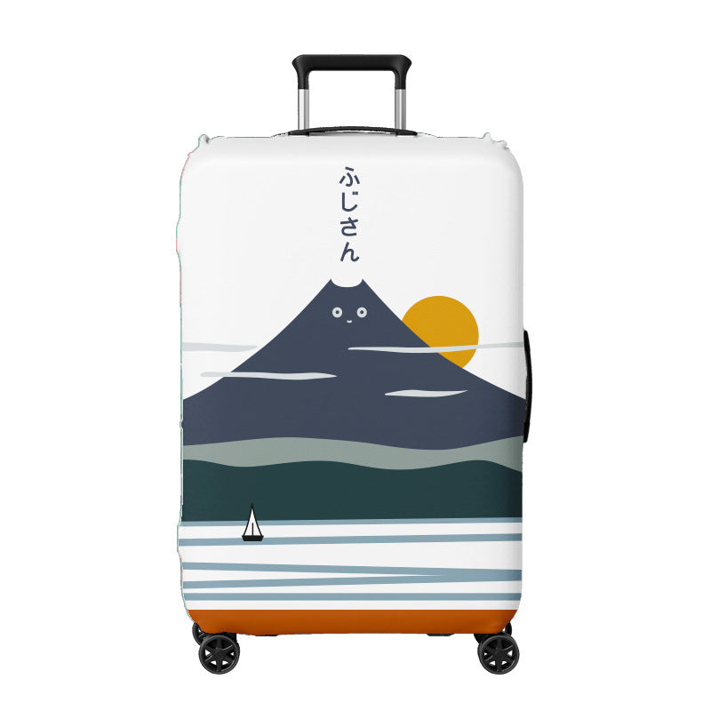 Unisex hard-shell travel suitcase with creative ice cream design Kalsten