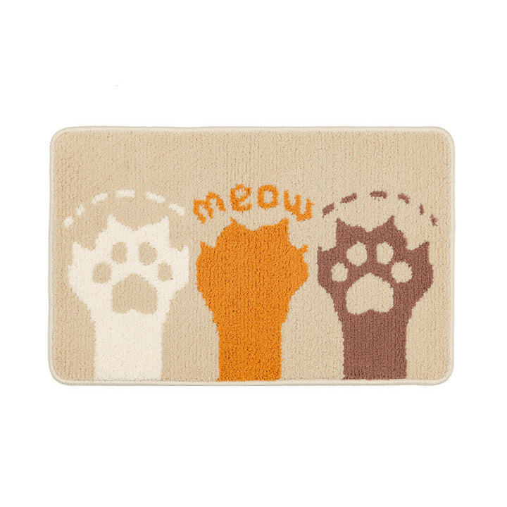 Cat-Themed Absorbent Doormat
