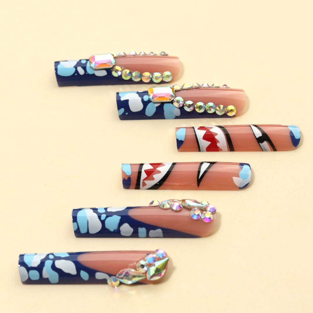 Decorative 3D Press-On Nail Set
