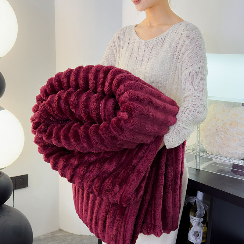 Women's Luxurious Soft Faux Fur Blanket