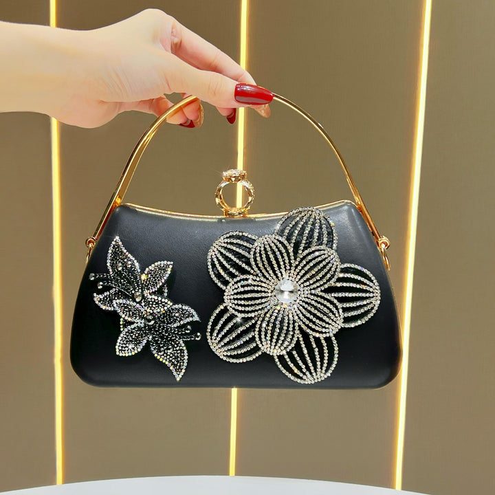 Decorative Floral Evening Handbag