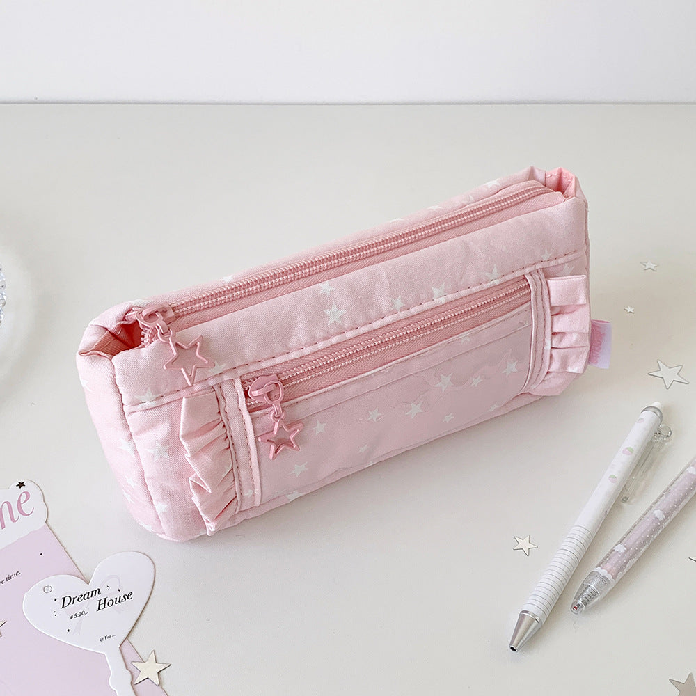 Star Pattern Pencil Pouch