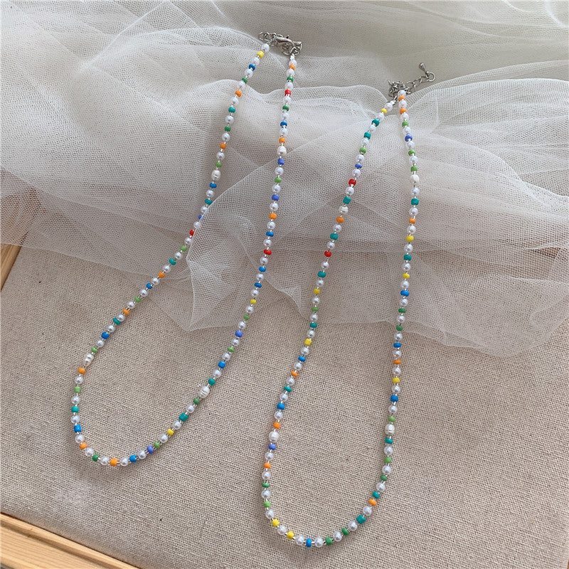 Colorful Beaded Kalsten Necklace