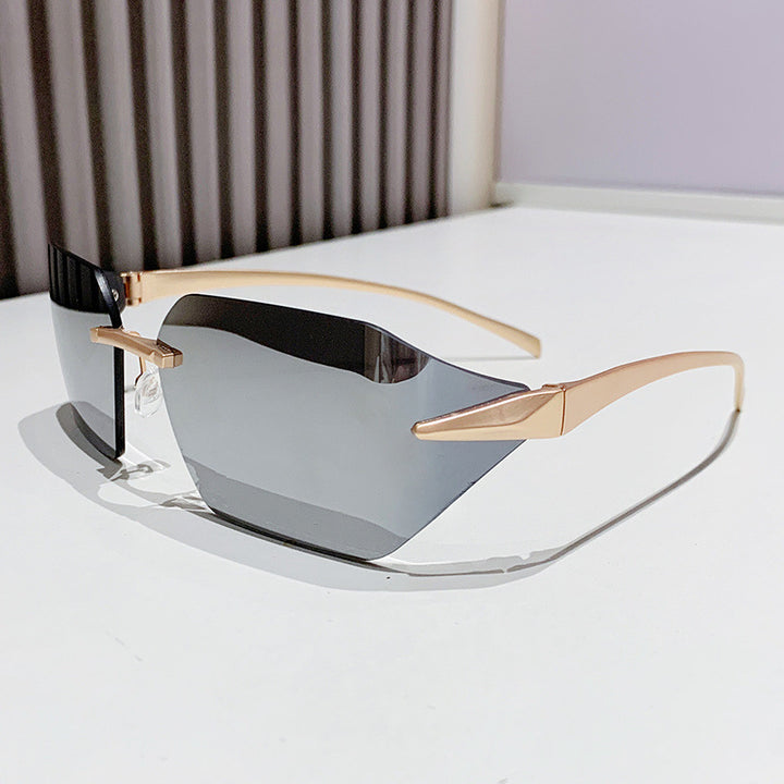 Women's fashion square sunglasses with embellished metal frame Kalsten