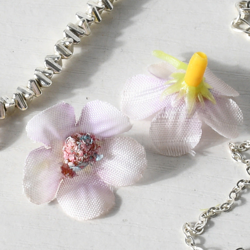 Glittery Floral Hair Accessories