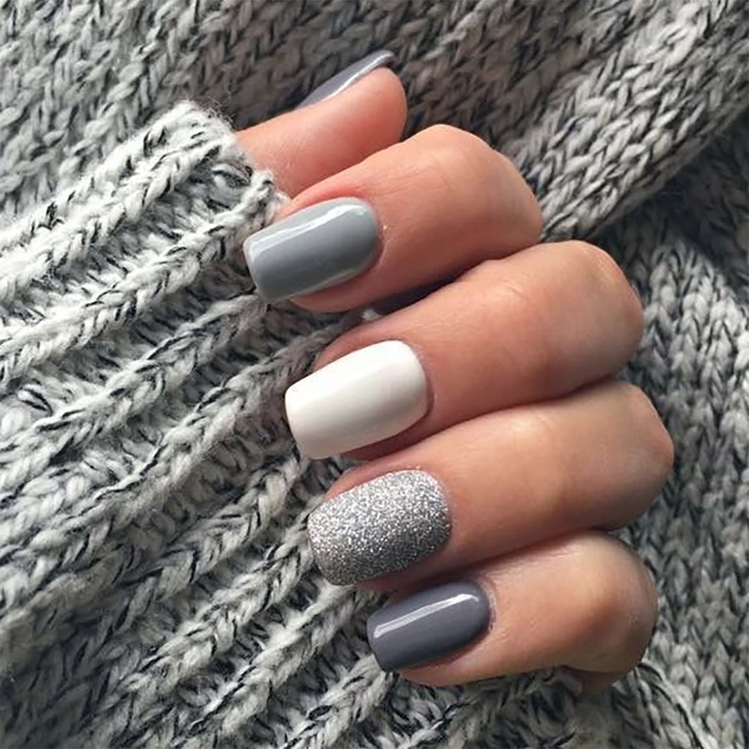 Chic Press-On Nail Set with Textured Finish Kalsten