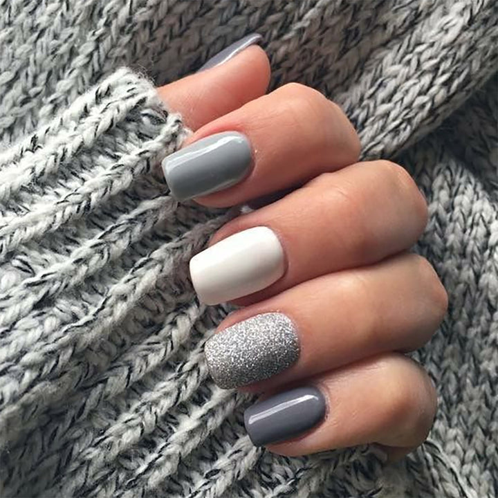Chic Press-On Nail Set with Textured Finish Kalsten