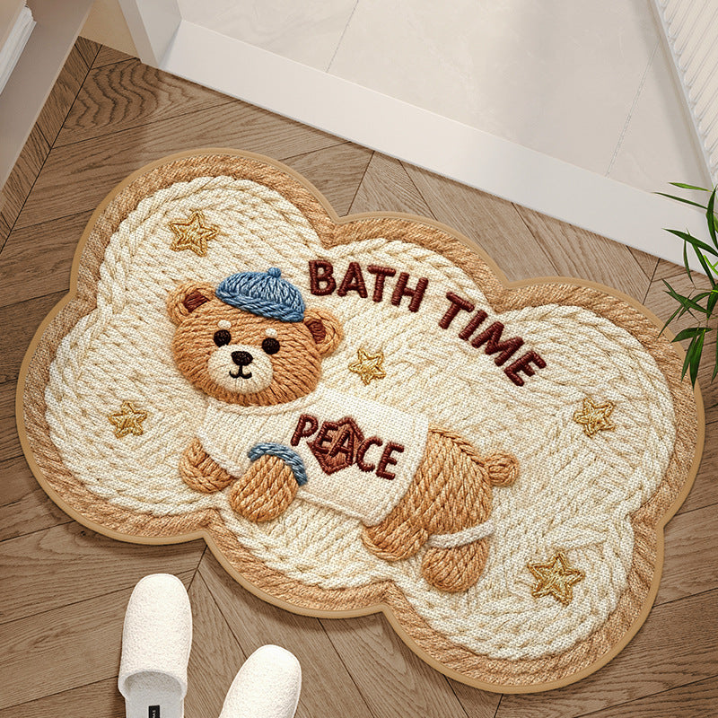 Bath Mat for Bathroom Floor Home Use