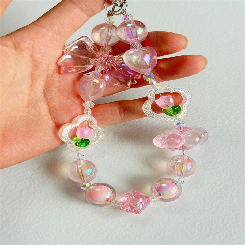 Decorative Beaded Charm Lanyard Kalsten