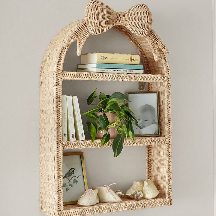 Playful wall shelf in butterfly design Kalsten