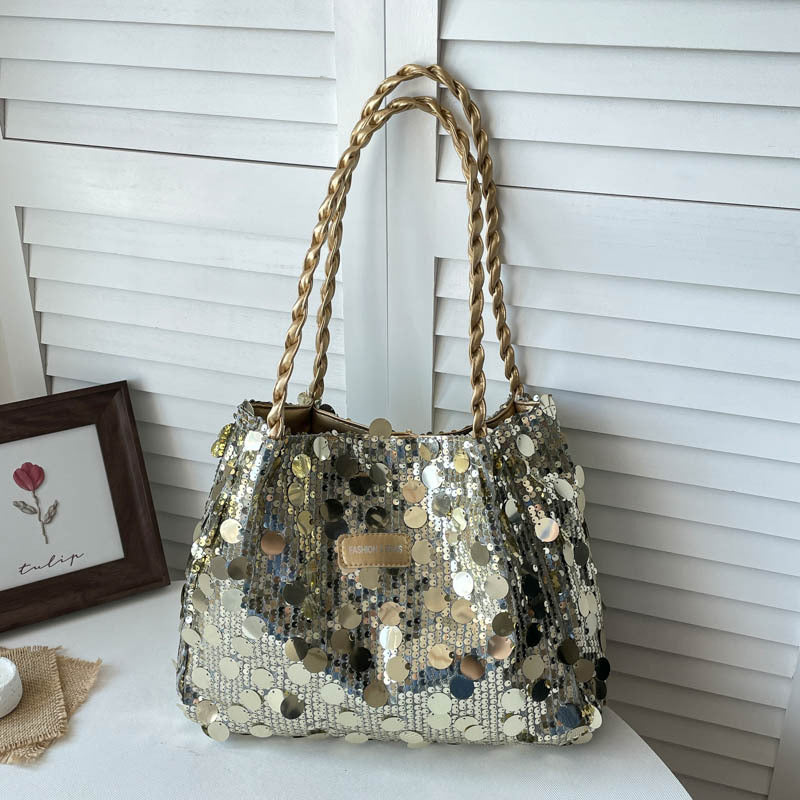 Glamorous Sequin Shoulder Bag