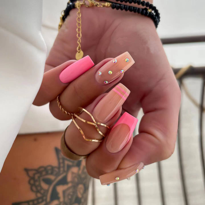 Ornate Butterfly-Inspired Acrylic Nail Extensions Kalsten