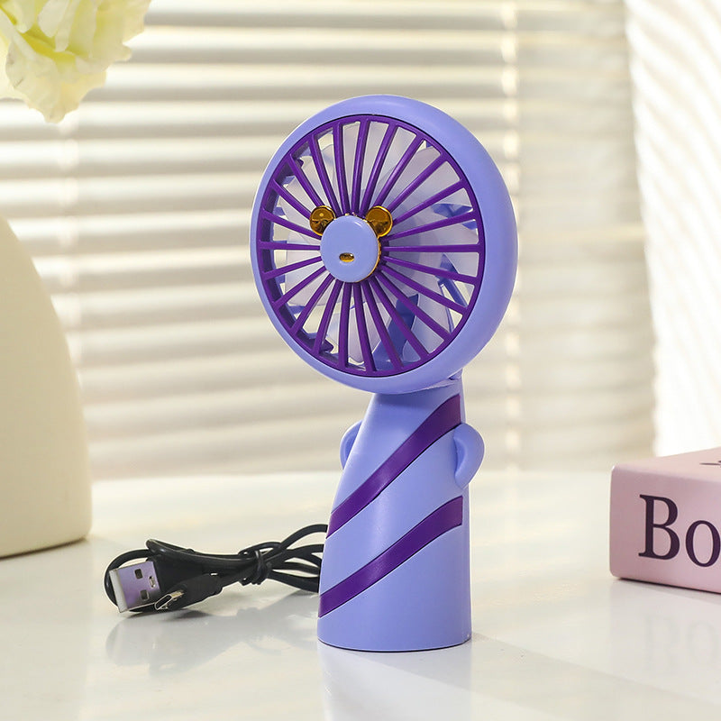Women portable USB hand fan with cute design Kalsten