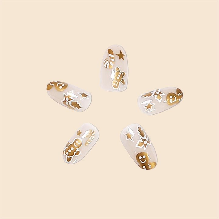 Gold Foil Decorative Nail Art