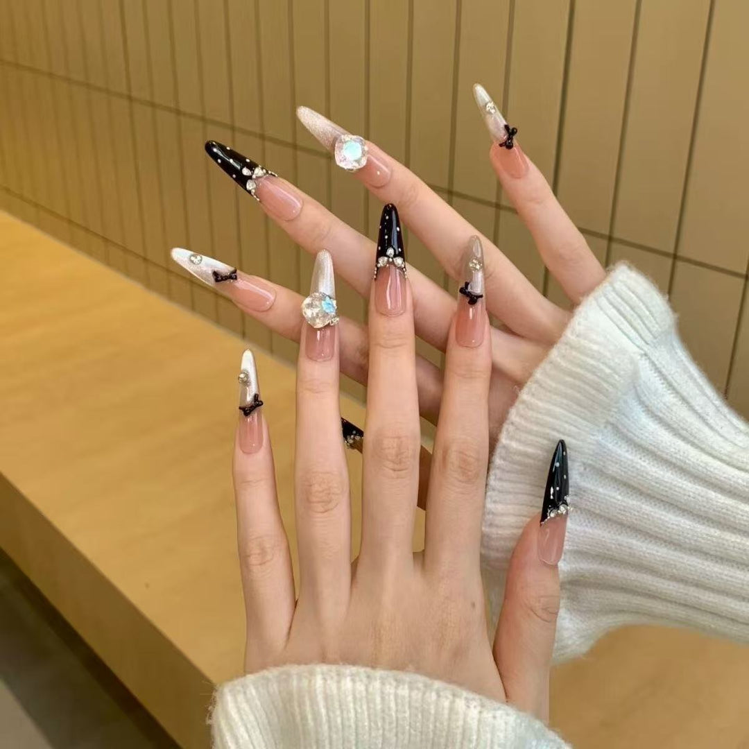 Glamorous Stiletto Nail Art Extensions