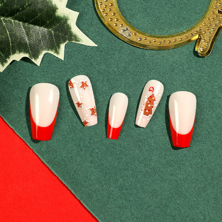 Artful Nail Art with Festive Christmas Design Kalsten