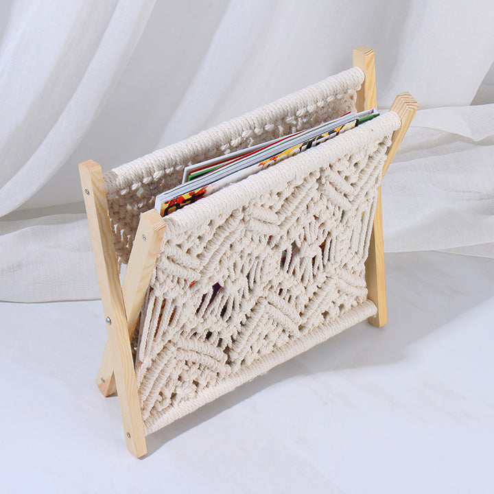 Macrame Magazine Rack Kalsten