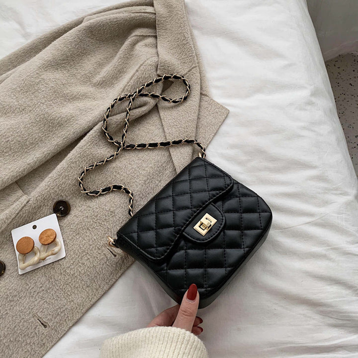 Quilted Crossbody Messenger Bag Kalsten