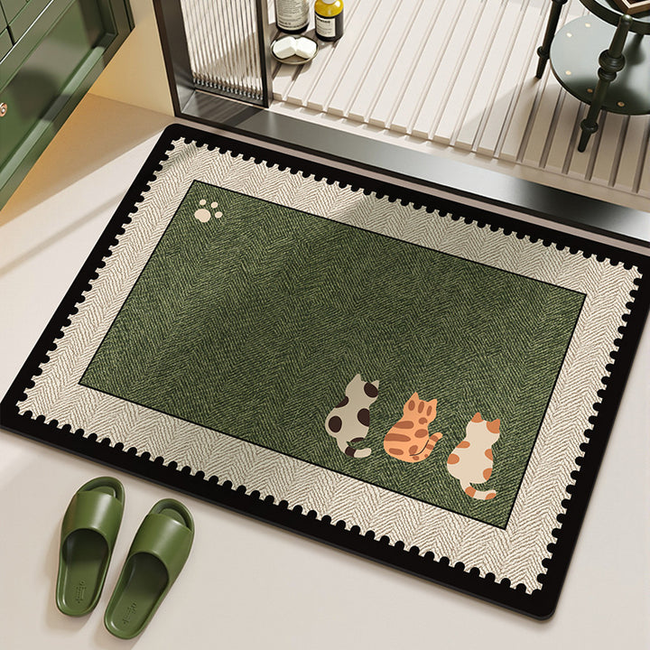 Fun Animal-Themed Area Mat