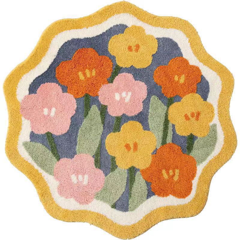 Floral Patterned Area Rug Kalsten