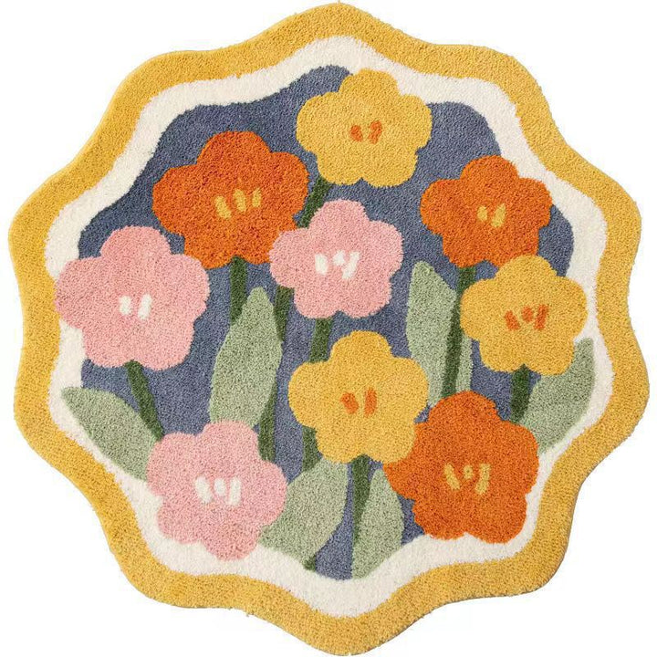 Floral Patterned Area Rug Kalsten