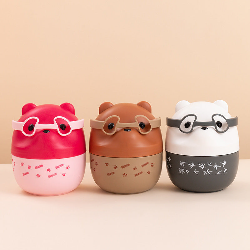Cute Bear-Themed Stackable Lunch Box