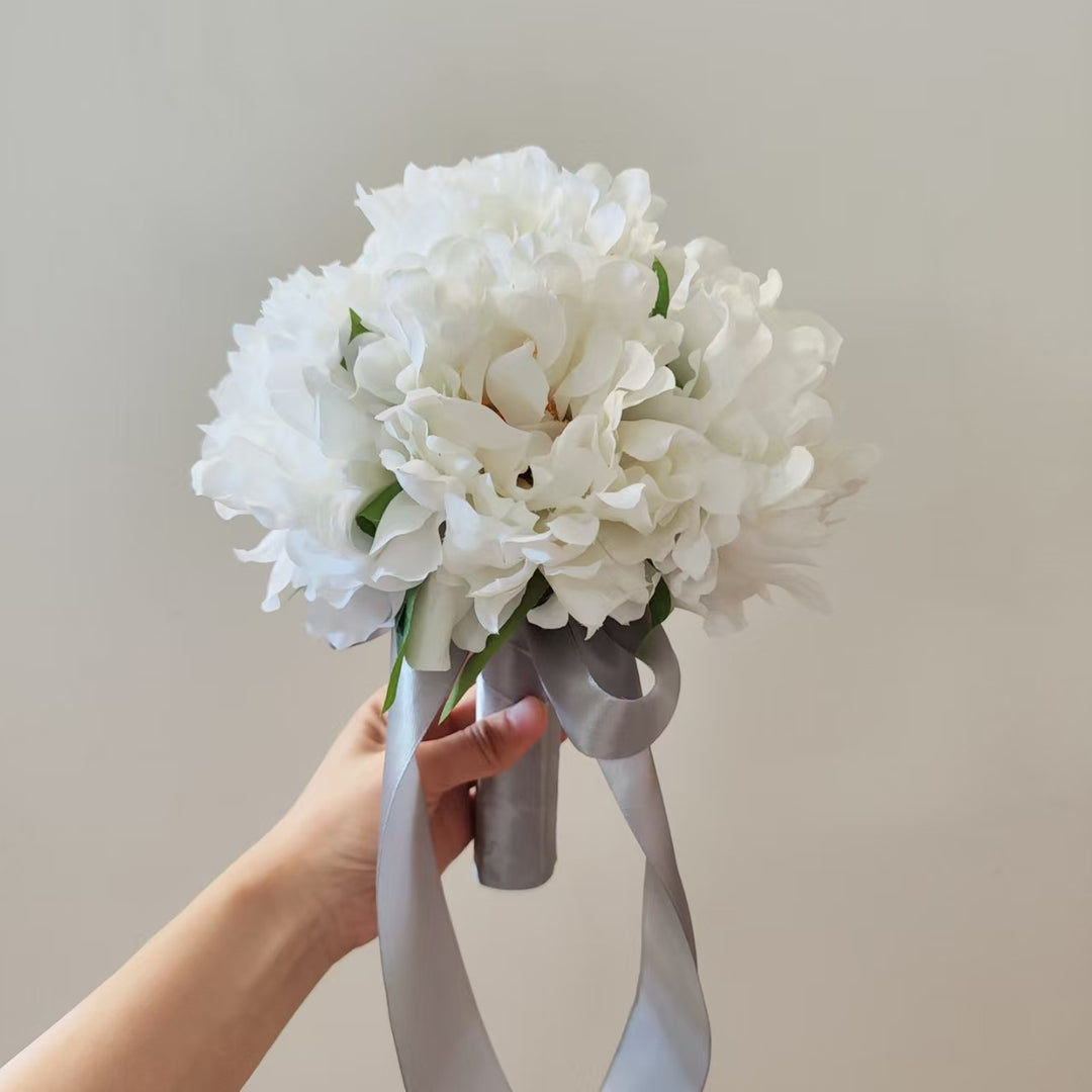 Elegant Faux Flower Bridal Bouquet