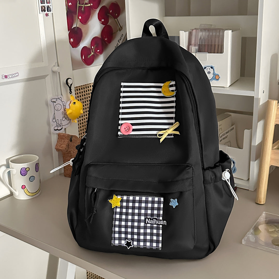 Cute Decorative School Backpack Kalsten