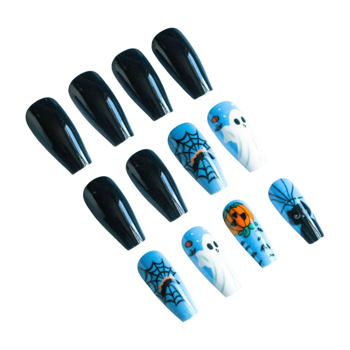 Halloween-Themed Artistic Press-On Nail Set Kalsten